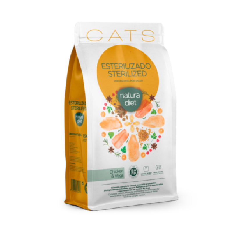 Für Sterilisierte und Übergewichtige Katzen mit HUHN