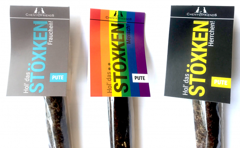 30cm Fleisch-Stick mit frischer Pute - Herrchen