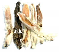 Kaninchenohren mit Fell